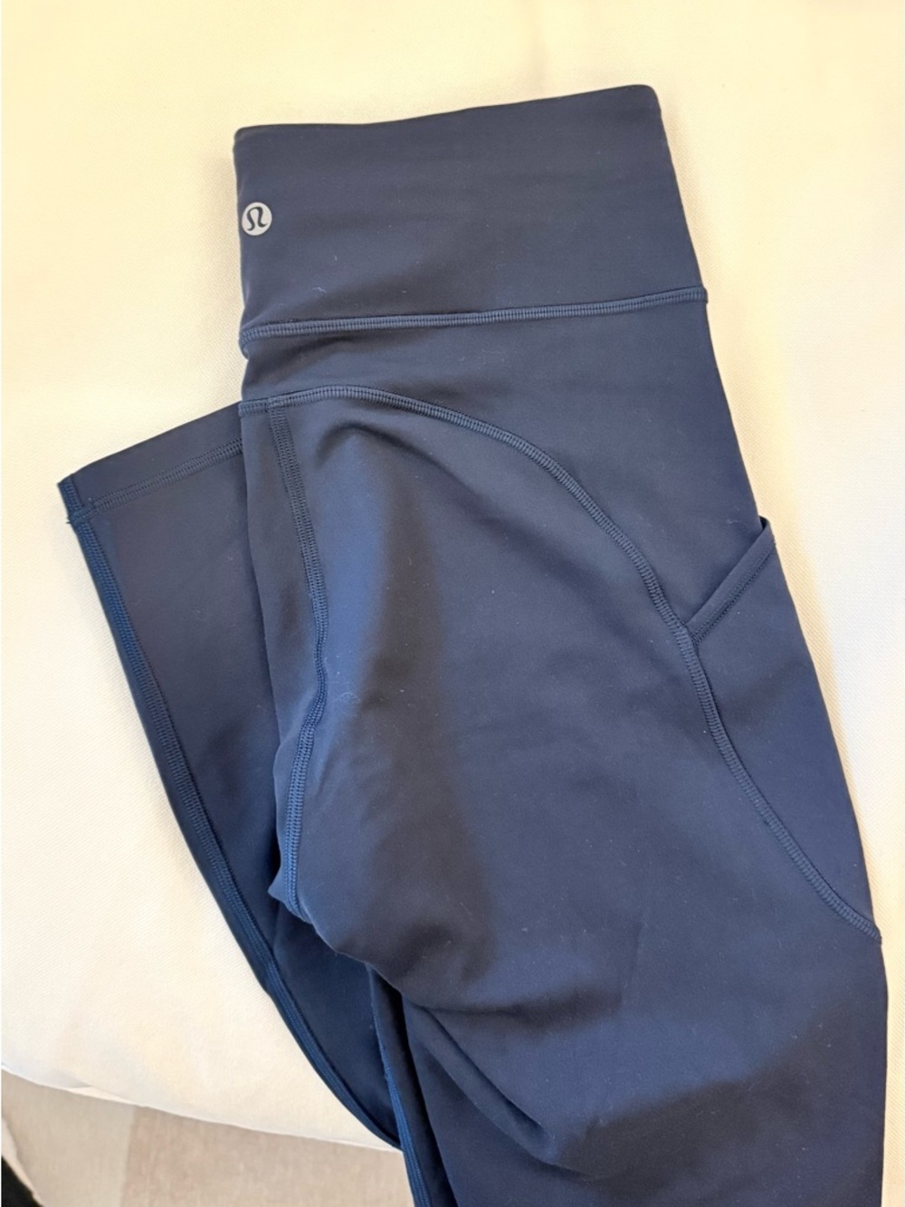Lululemon High-Rise Navy Athletic Leggings